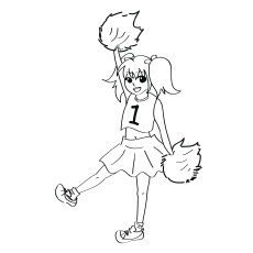 230x230 25 Beautiful Free Printable Cheerleading Coloring Pages Online