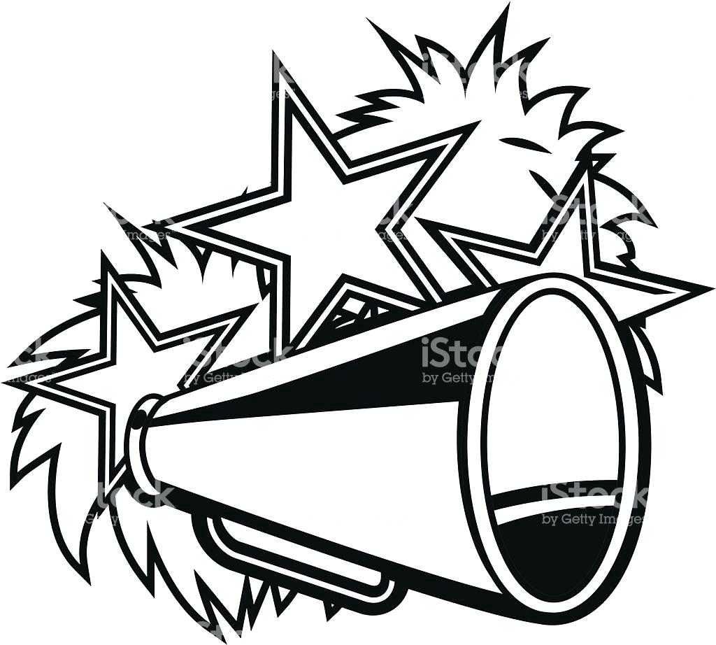 1024x922 Cheerleading Megaphone Coloring Pages