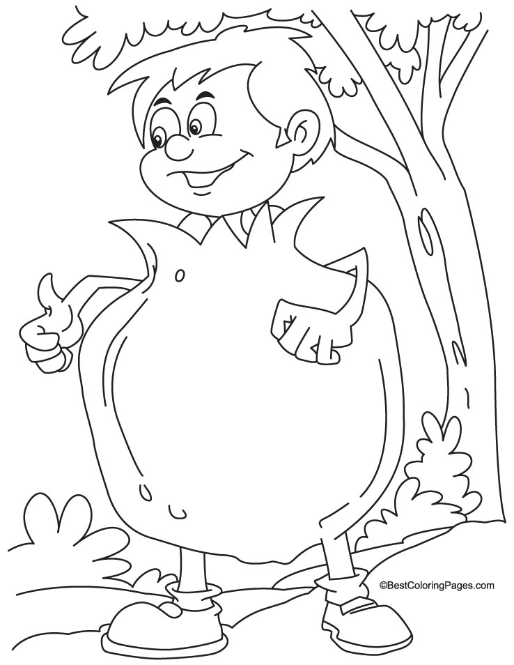 738x954 Cartoon Pomegranate Coloring Page Download Free Cartoon