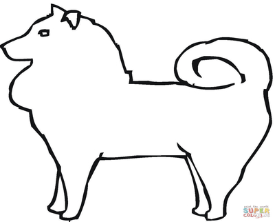 Pomeranian Coloring Pages Color The Page 400x322 Pomeranian Coloring Pages Color The Page