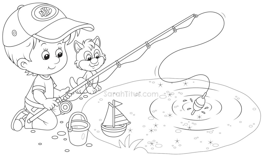 Coloring Pages Of Pond Animals Archives 1024x610 Coloring Pages Of Pond Animals Archives