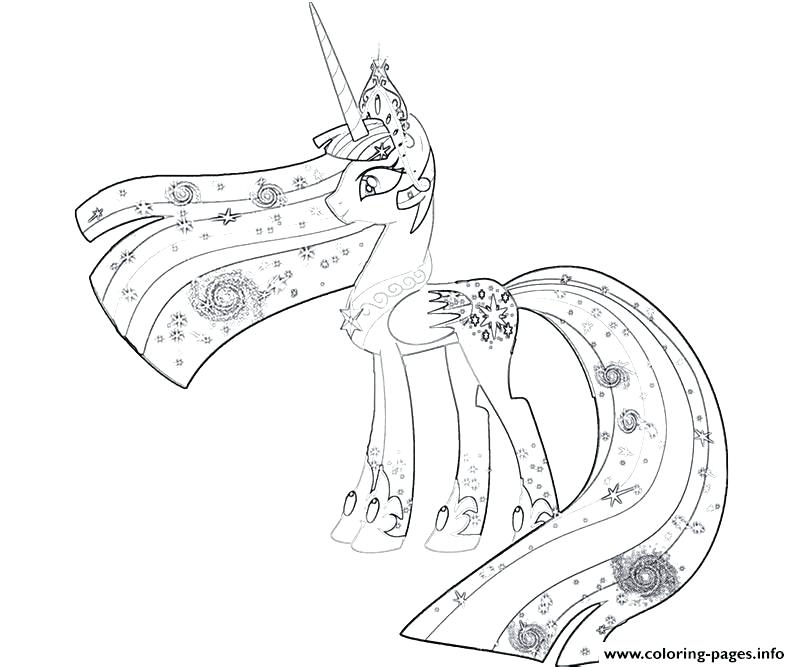 800x667 My Little Pony Coloring Pages Princess Luna Print A Princess My