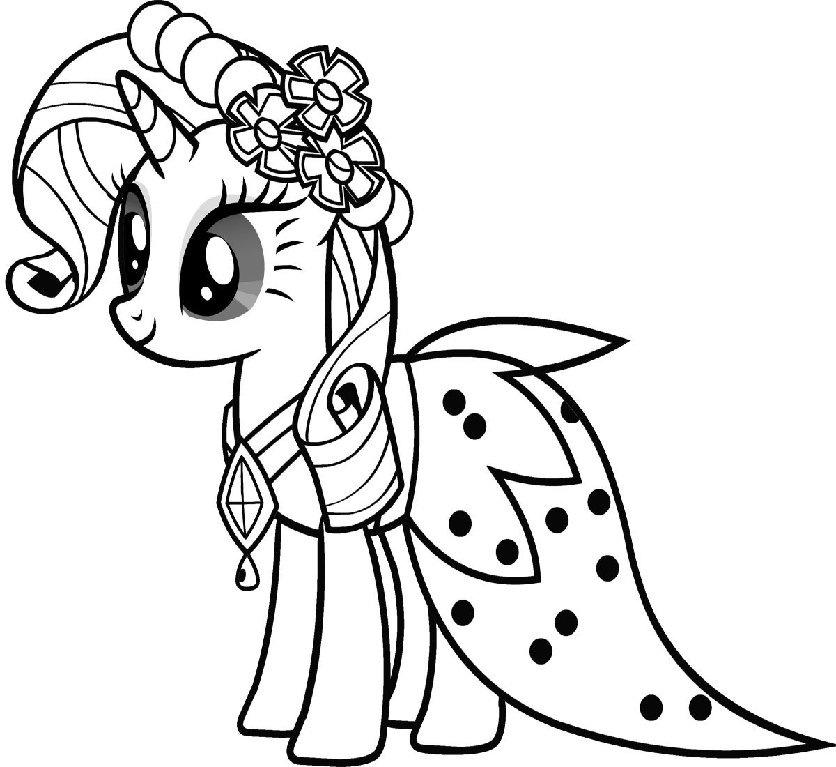 1200x1100 Free Printable My Little Pony Coloring Pages For Kids
