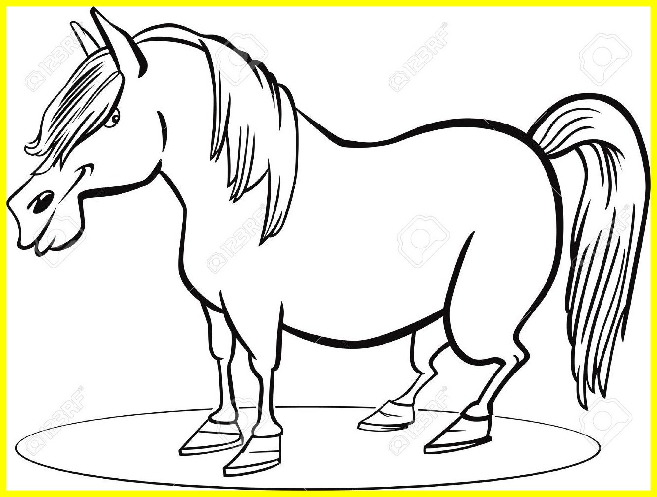 Astonishing Coloring Page Illustration Of Farm Pony Horse Royalty 1326x1002 Astonishing Coloring Page Illustration Of Farm Pony Horse Royalty