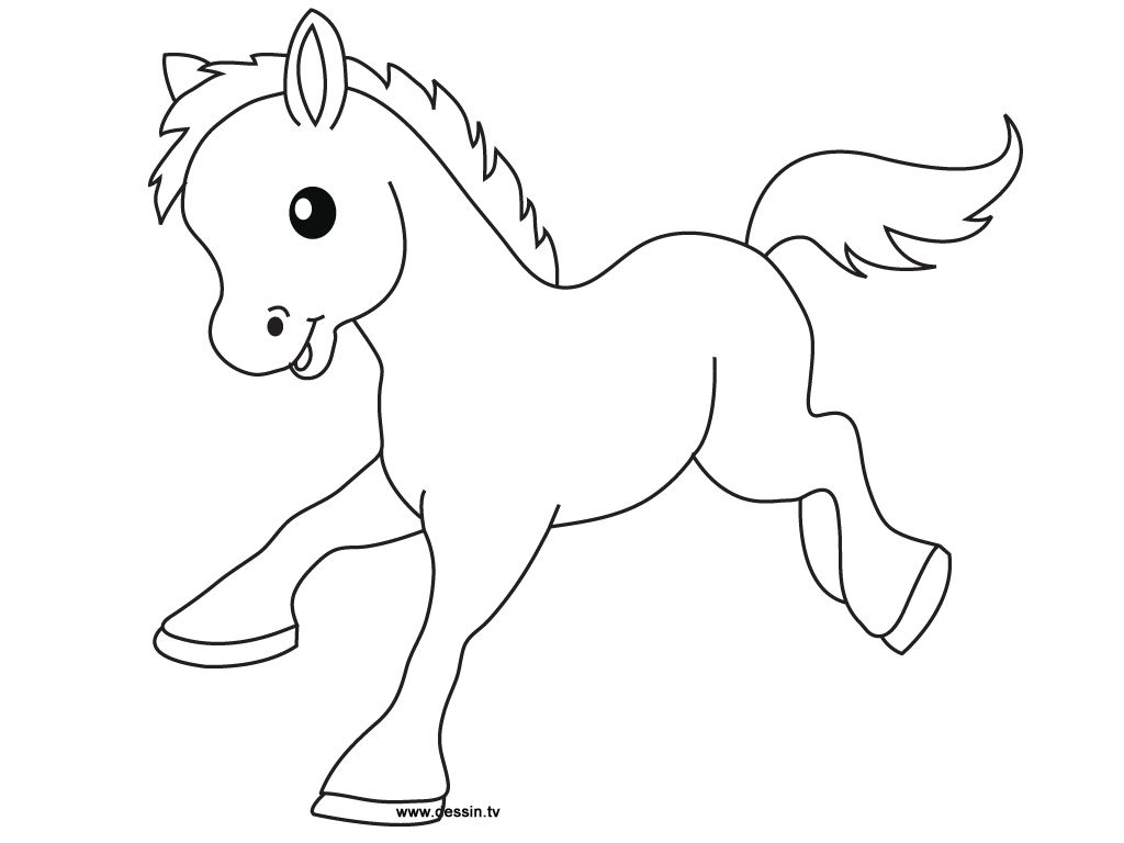 Horse Template 1024x768 Horse Template