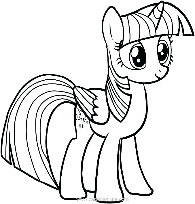 Pony Coloring Page 677x709 Pony Coloring Page