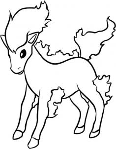 Ponyta Pokemon Drawing 236x302 Ponyta Pokemon Drawing