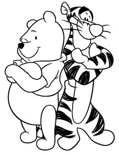 Tigger And Piglet, Winnie The Pooh Color Page, Disney Coloring 236x305 Tigger And Piglet, Winnie The Pooh Color Page, Disney Coloring