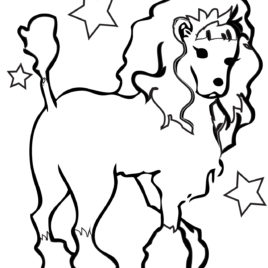 268x268 Poodle Coloring Page Stock Vector 191105309 Shutterstock Coloring