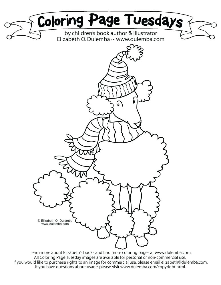 773x1000 French Poodle Coloring Pages Coloring Pages Puppies And Kittens
