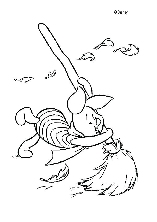 Pooh Bear Coloring Pages Friends Piglet And Piglet Is Flying 601x850 Pooh Bear Coloring Pages Friends Piglet And Piglet Is Flying
