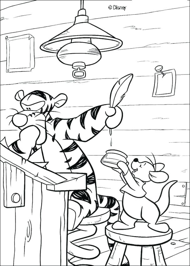 Pooh Coloring Pages Piglet Piglet With A Butterfly Coloring Page 607x850 Pooh Coloring Pages Piglet Piglet With A Butterfly Coloring Page