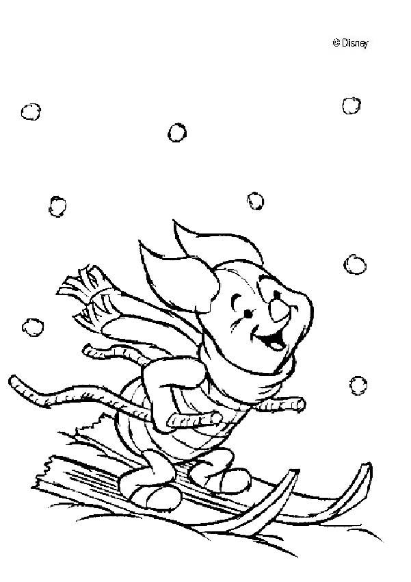 Winnie's Friends Piglet And Tigger Coloring Pages 601x850 Winnie's Friends Piglet And Tigger Coloring Pages