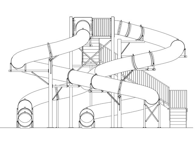 Pool Water Slide Coloring Page Sketch Coloring Page 640x480 Pool Water Slide Coloring Page Sketch Coloring Page