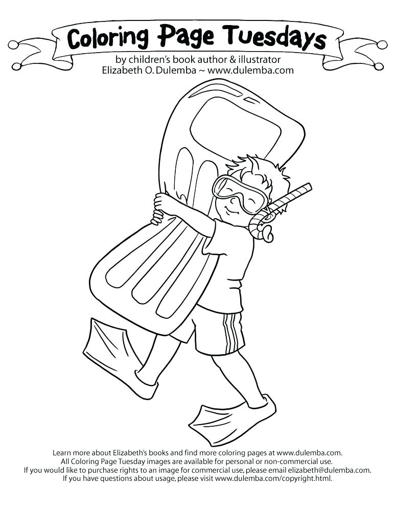 Swimming Coloring Page 773x1000 Swimming Coloring Page