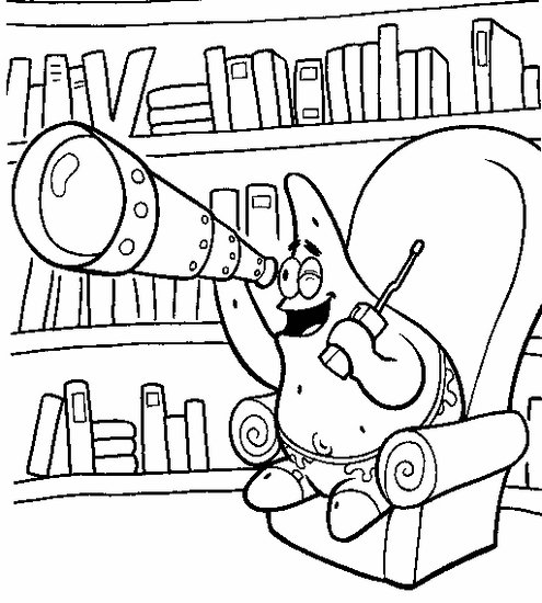 Spongebob Coloring Page Team Colors 495x550 Spongebob Coloring Page Team Colors