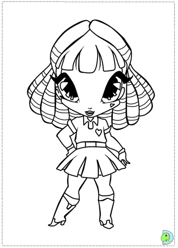 691x960 Charming Pixie Coloring Pages Gallery