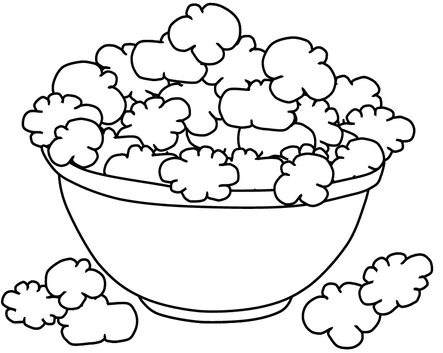 900x718 Popcorn Coloring Pages Page Of Popcorn