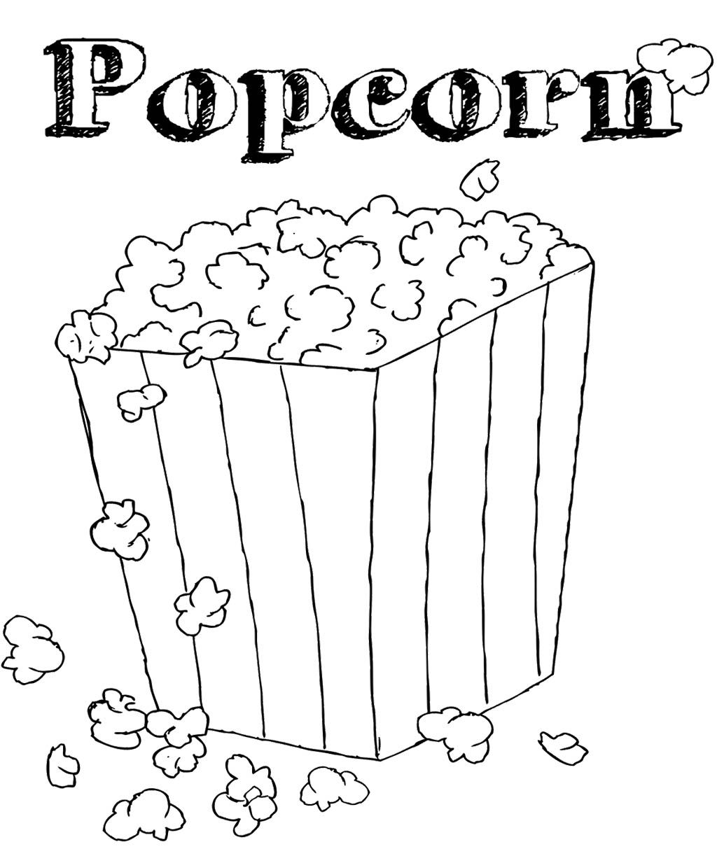 1024x1233 Popcorn Lovers Day Coloring Page For Kids Kids Coloring Pages