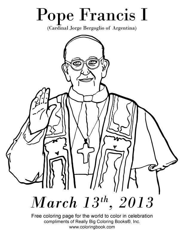 612x792 Coloring Pages For Adults The World's 1.2 Billion Catholics Have
