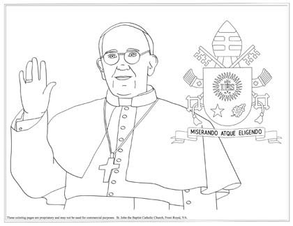 420x324 Pope Francis Coloring Pages Catholic Coloring Pages