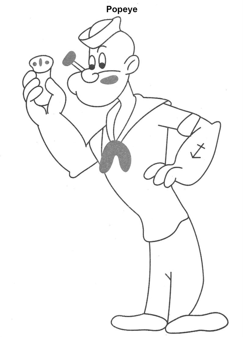 795x1100 Fresh Popeye Cartoon Coloring Pages Gallery Printable Coloring Sheet