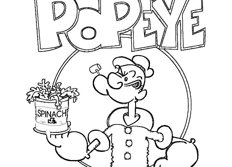 Popeye The Sailor Man Coloring Pages at GetColorings.com | Free ...