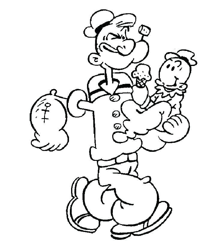 Popeye The Sailor Man Coloring Pages Popeye Coloring Pages Kids 700x800 Popeye The Sailor Man Coloring Pages Popeye Coloring Pages Kids