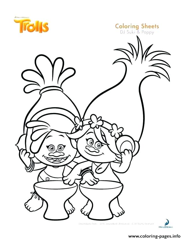 640x828 Poppy Coloring Pages Trolls Baby Poppy Coloring Pages Gallery