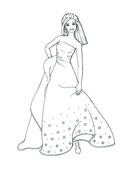 Barbie Princess Popstar Coloring Pages Click The Page Printable B 464x600 Barbie Princess Popstar Coloring Pages Click The Page Printable B