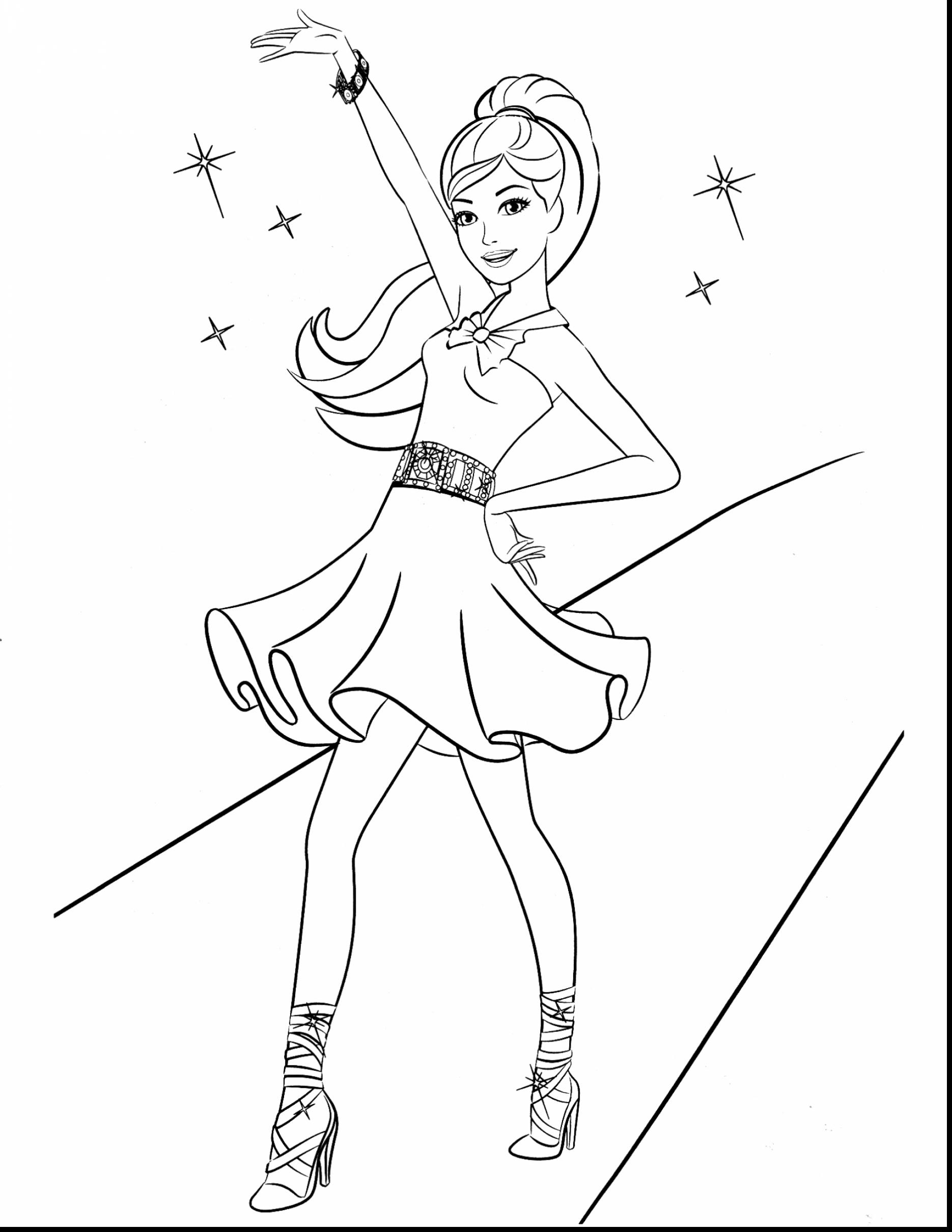 Fresh Barbie Princess And The Popstar Coloring Pages Collection 1870x2420 Fresh Barbie Princess And The Popstar Coloring Pages Collection