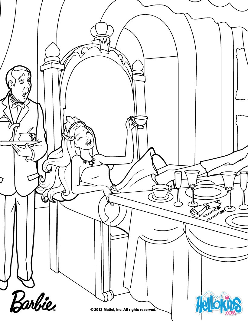 Keira Disguised As Princess Tori Coloring Page. More Barbie 820x1060 Keira Disguised As Princess Tori Coloring Page. More Barbie