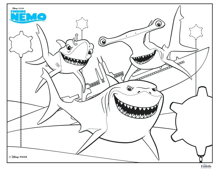 735x567 Coloring Shark Fun Free Printable Popular Coloring Pages For Kids