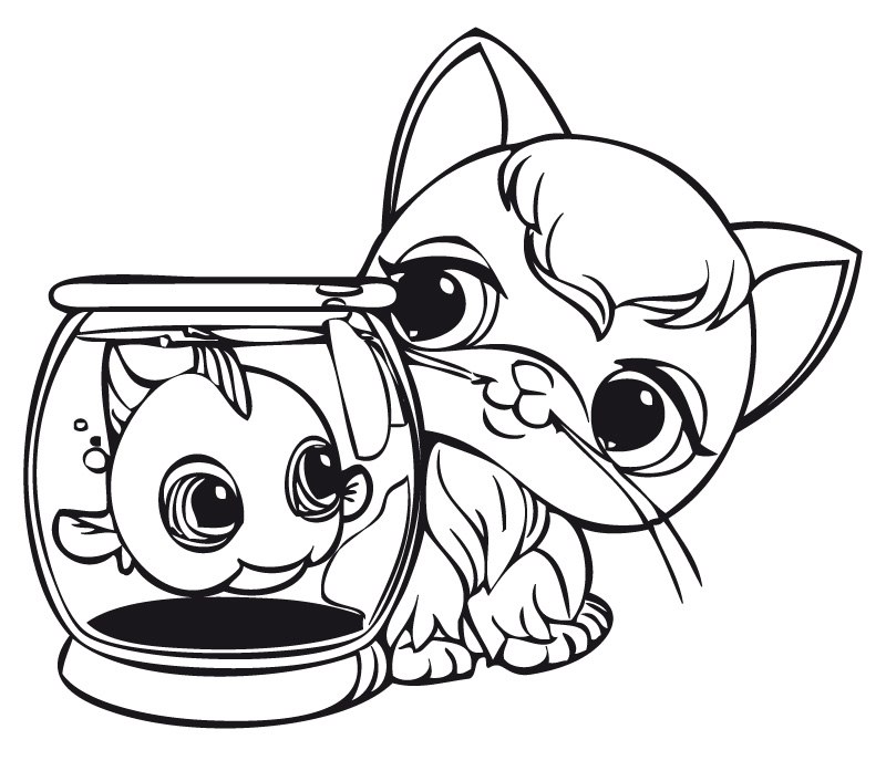 Popular Coloring Pages Great Littlest Pet Shop Coloring Pages 41 800x697 Popular Coloring Pages Great Littlest Pet Shop Coloring Pages 41