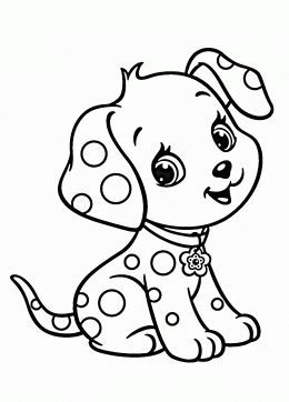 Cartoon Puppy Coloring Page For Kids, Animal Coloring Pages 260x362 Cartoon Puppy Coloring Page For Kids, Animal Coloring Pages
