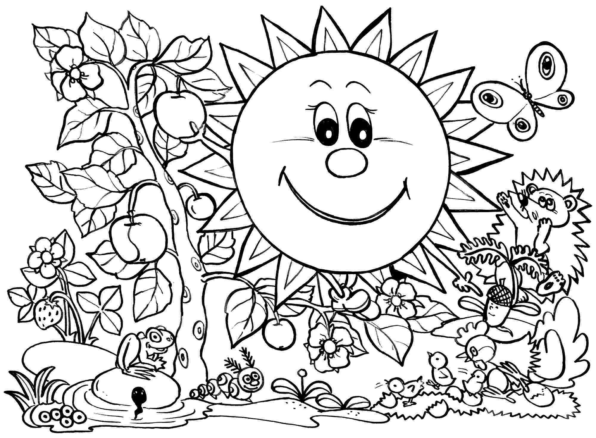 Best Springtime Coloring Pages Printable Image Of Colouring 2000x1470 Best Springtime Coloring Pages Printable Image Of Colouring