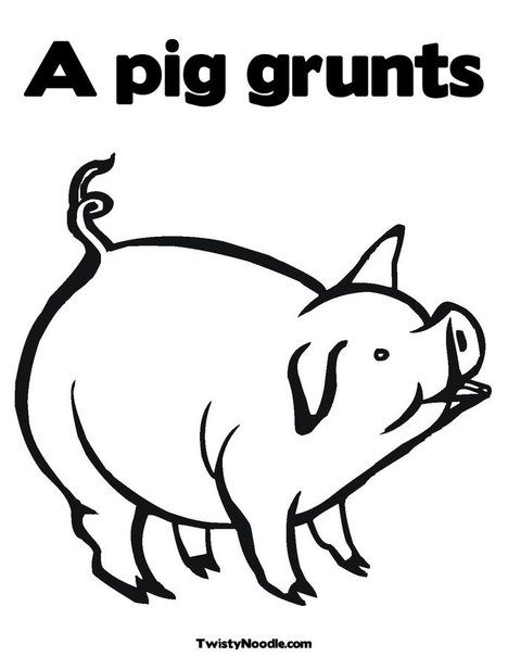 468x605 Pig's Day Coloring Pages Carolyn's Compositions