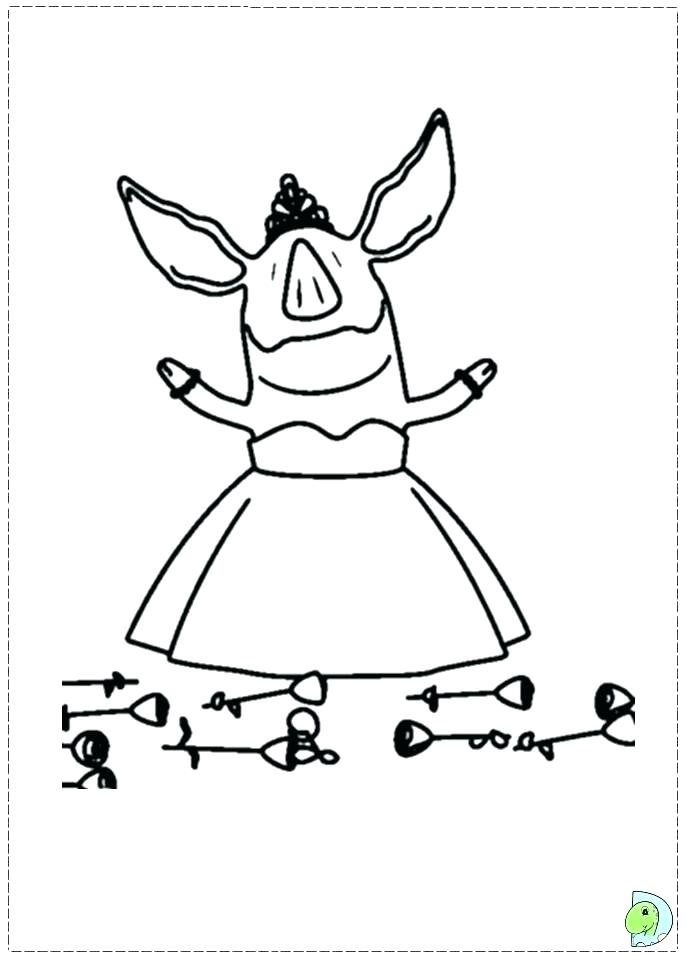691x960 Pig Color Page Cute Cartoon Pig Coloring Pages To Color Colouring