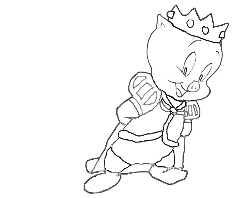 Porky Pig 10 Coloring Crafty Teenager 800x667 Porky Pig 10 Coloring Crafty Teenager