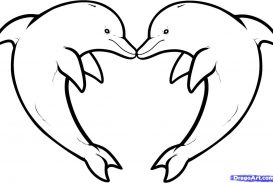 273x183 Coloring Pages Porpoise Page Dolphin Picture High Cute For Adults
