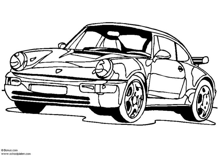 Coloring Page Porsche 911 Turbo 750x531 Coloring Page Porsche 911 Turbo