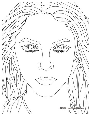 Shakira Coloring Pages 366x470 Shakira Coloring Pages