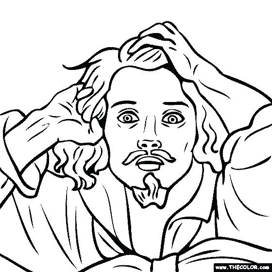 Self Portrait Coloring Page Free Coloring Page Of Painting Self 560x560 Self Portrait Coloring Page Free Coloring Page Of Painting Self