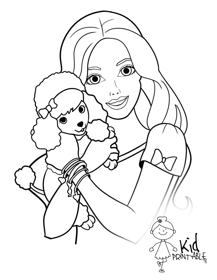 Excellent Barbie Portrait Have Barbie Coloring Page On With Hd 850x1100 Excellent Barbie Portrait Have Barbie Coloring Page On With Hd