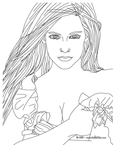 Beautiful Avril Lavigne Coloring Pages 366x470 Beautiful Avril Lavigne Coloring Pages