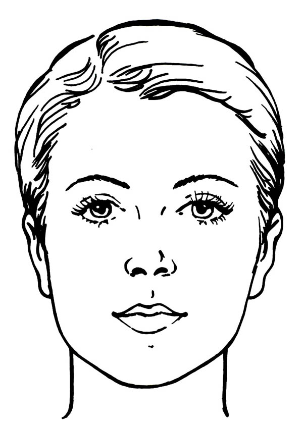 Faces Coloring Pages Within Of Design 5 600x840 Faces Coloring Pages Within Of Design 5