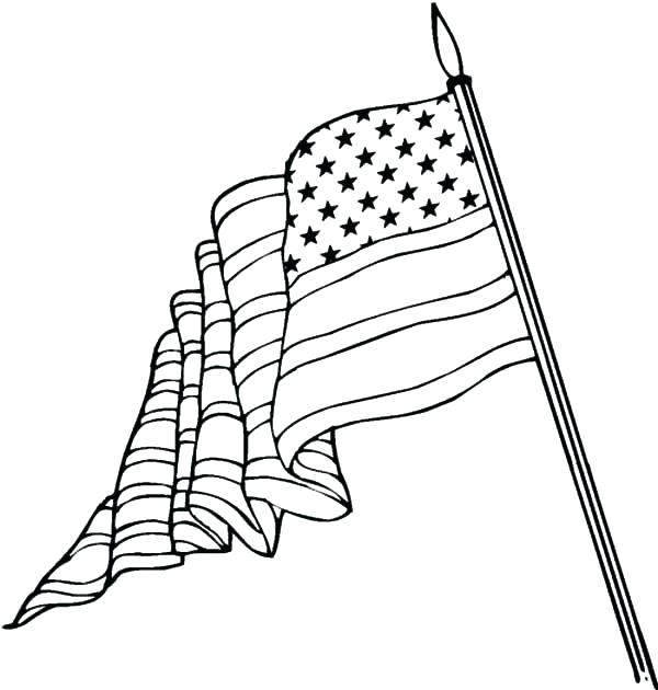 600x630 Coloring Page Of American Flag Flag Coloring Page Flag Coloring