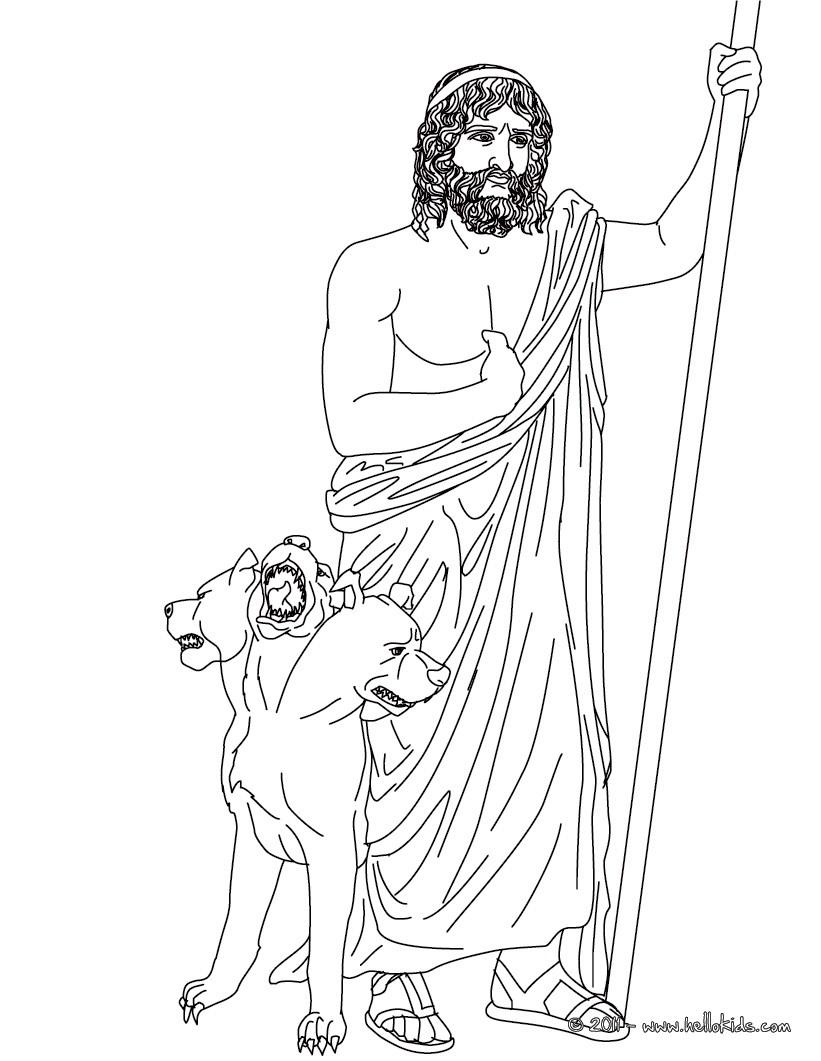 821x1061 Poseidon The Greek God Of Sea Coloring Pages Hellokids Com At Gods