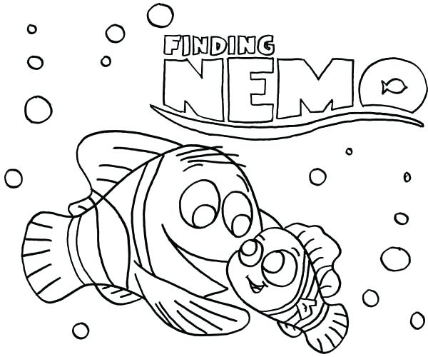 600x500 Nemo Printable Color Amazing Poster Coloring Pages
