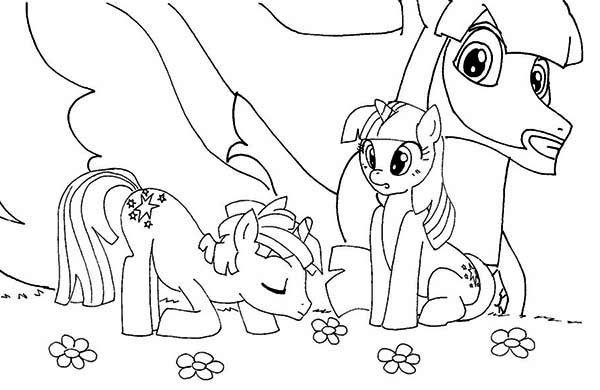 My Little Pony Poster Coloring Page 600x390 My Little Pony Poster Coloring Page